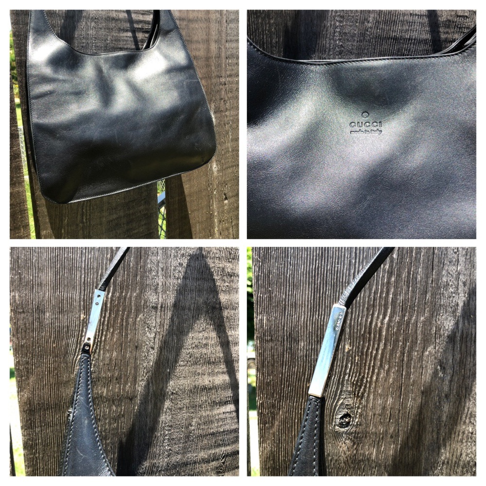 💥💥💥SOLD💥💥💥 Vintage Gucci Italian Leather Tote Hobo Bag - Picture 5 of 8